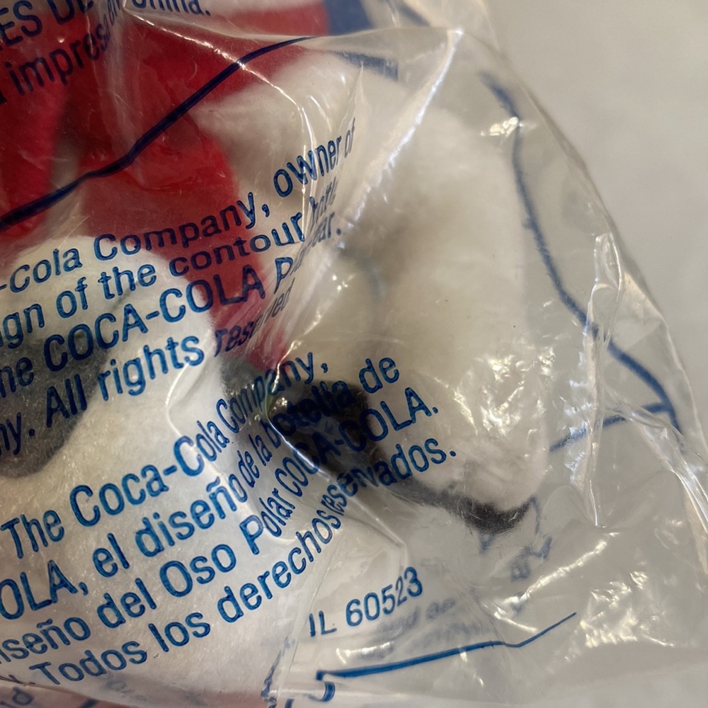 Holiday Coca-Cola Polar Bear Toy Collectible - Picture 5 of 5